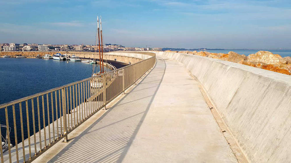 Ports de la generalitat finaliza el refuerzo del dique de abrigo en el puerto de l&#039;Escala