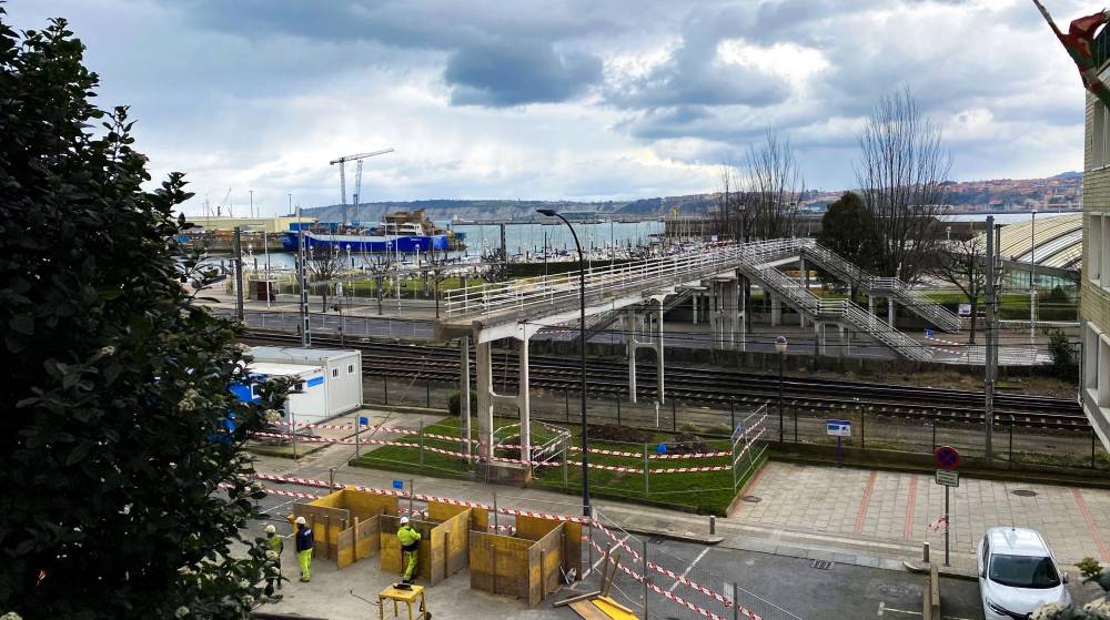 El Puerto de Bilbao inicia las obras de la nueva pasarela entre Avenida de Murrieta y el Paseo Reina Victoria