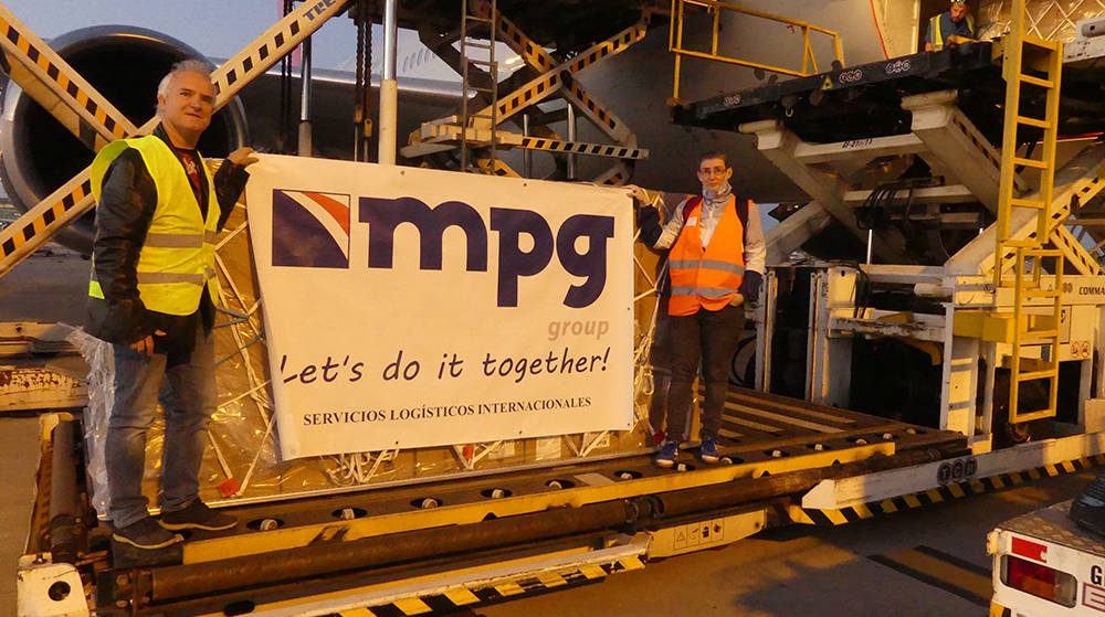 MPG opera su cuarto carguero con material sanitario&nbsp;