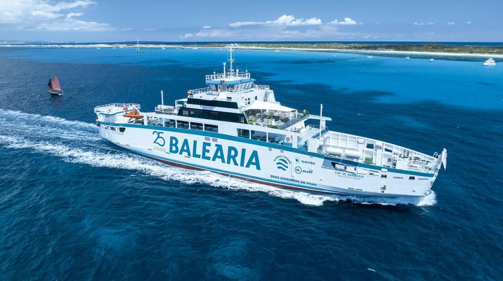 El ferry “Cap de Barbaria” reduce un tercio las emisiones respecto al buque al que sustituyó