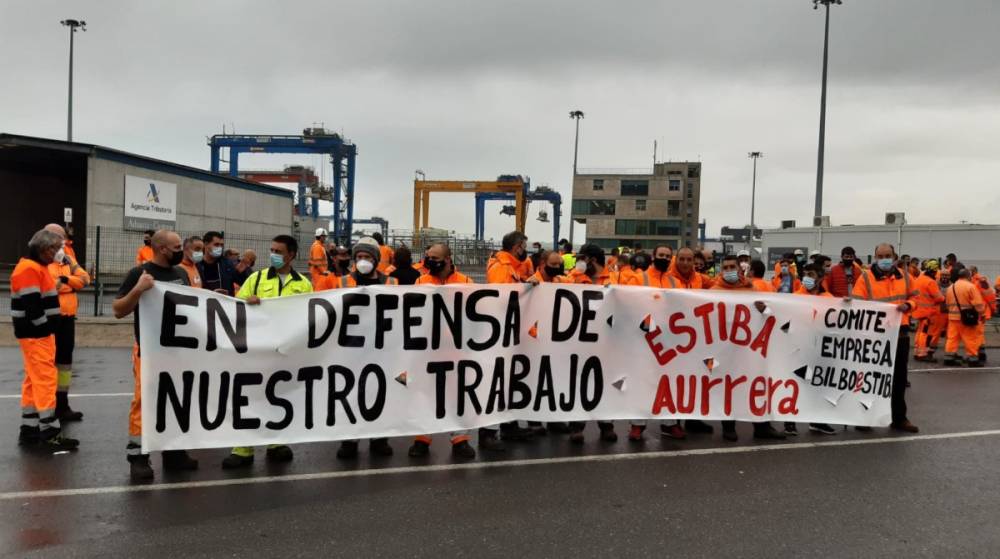 Los estibadores de Bilbao inician la huelga en un ambiente de cautela &nbsp; &nbsp;