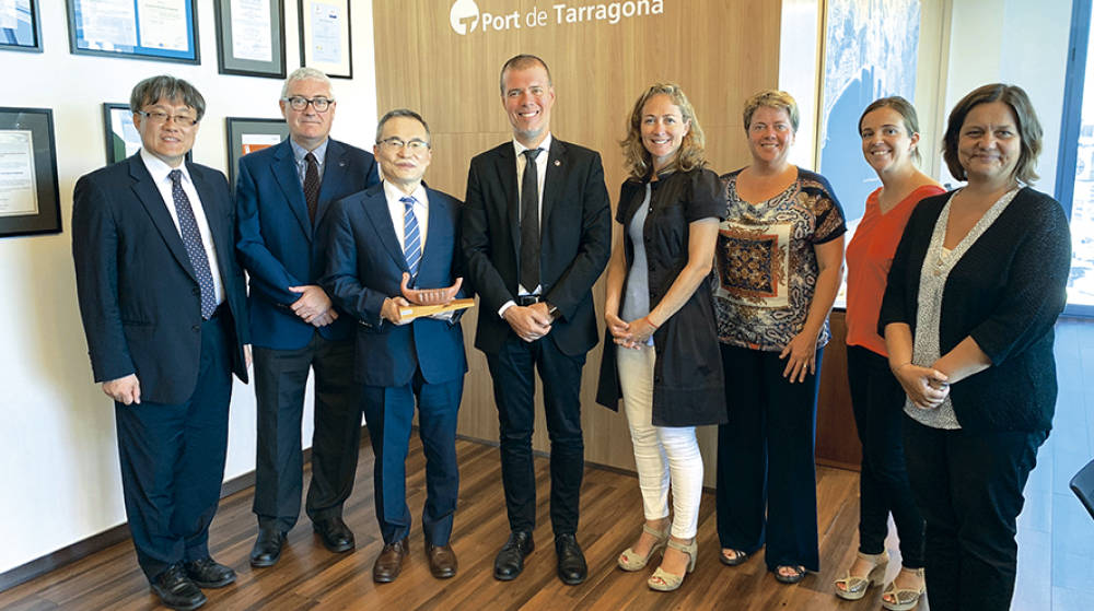 El Port de Tarragona muestra sus ventajas competitivas ante el c&oacute;nsul de Corea del Sur