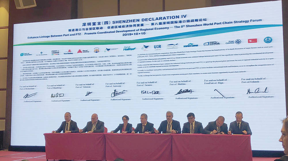 Valenciaport muestra en Shenzhen su elevada conectividad para el tr&aacute;fico con China