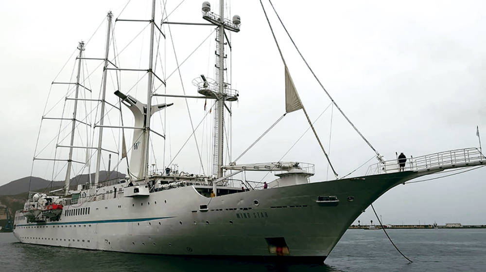 El crucero de lujo &ldquo;Wind Star&rdquo; escala en Cartagena