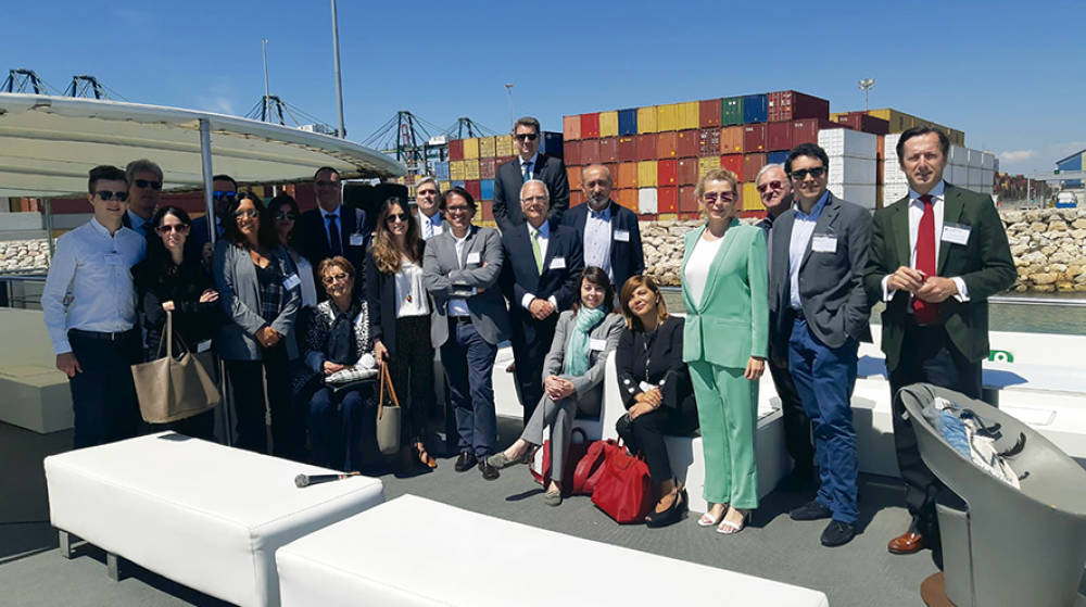 Valenciaport presenta sus proyectos de futuro a una delegaci&oacute;n de empresarios franceses