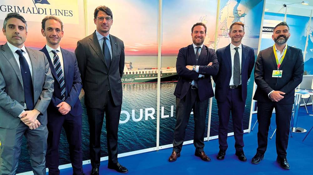 Grupo Grimaldi destaca en Berlín el éxito de las líneas de Trasmed entre Valencia y Barcelona, y las Islas Baleares