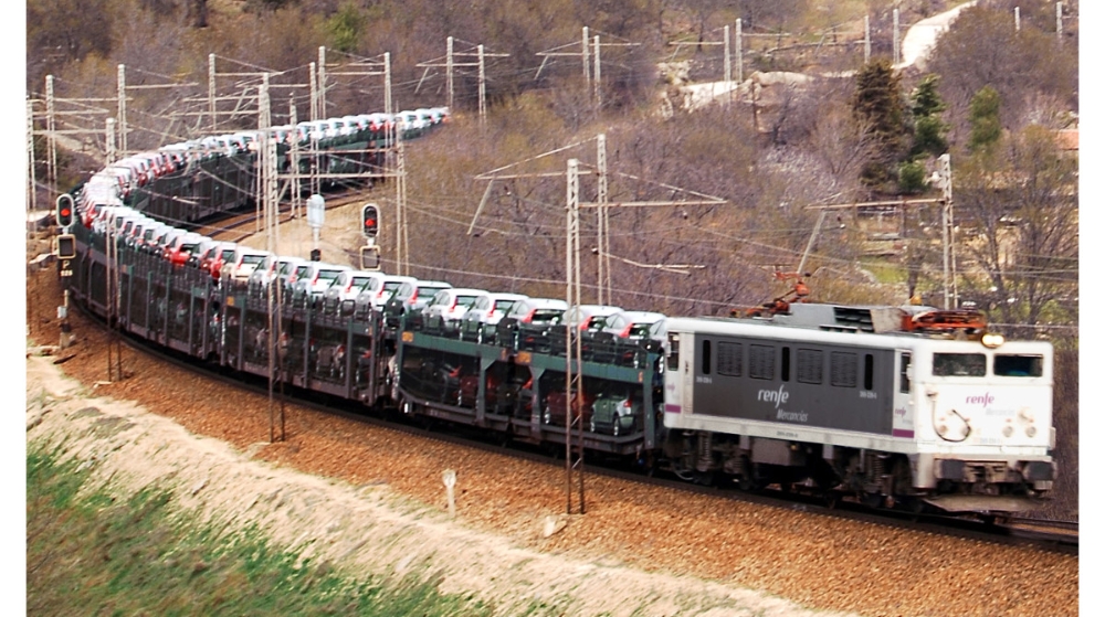 Renfe Mercanc&iacute;as redujo sus tr&aacute;ficos en febrero un -4,71%