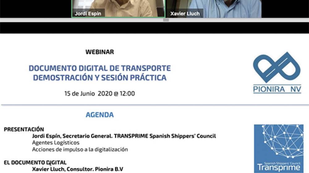 &quot;Lo relevante del documento digital de transporte es su simplicidad, eficiencia y seguridad&quot;