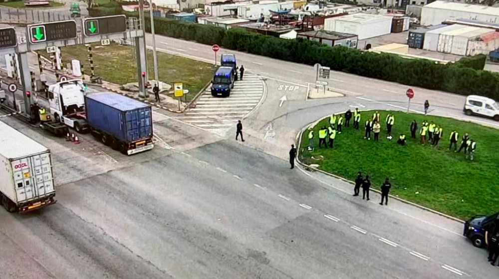 Los piquetes no impiden la actividad en el puerto de Valencia