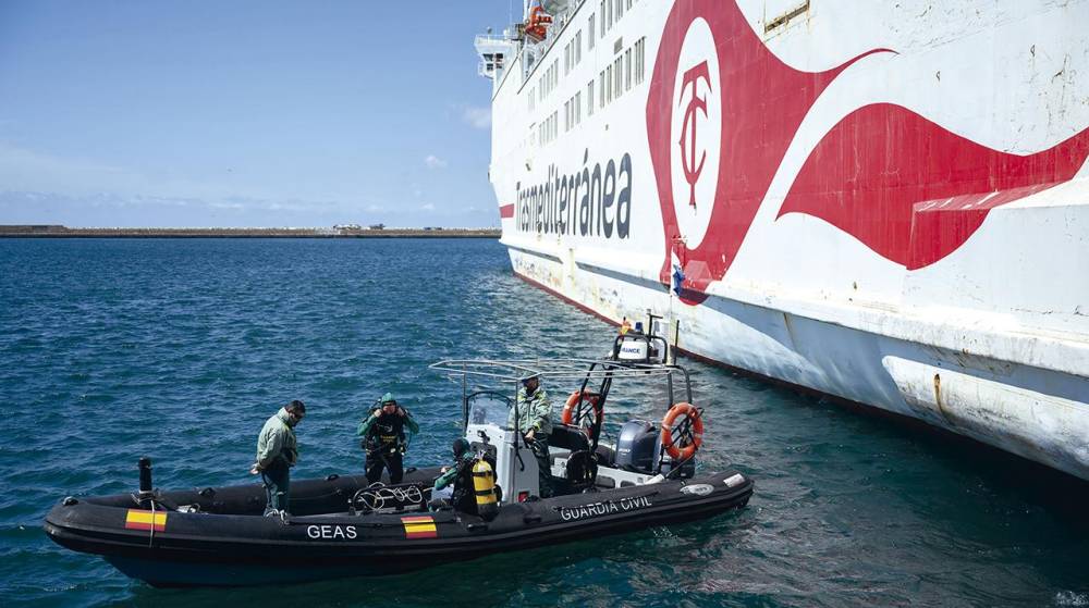 El puerto de Almería pone a prueba su plan de protección con un simulacro