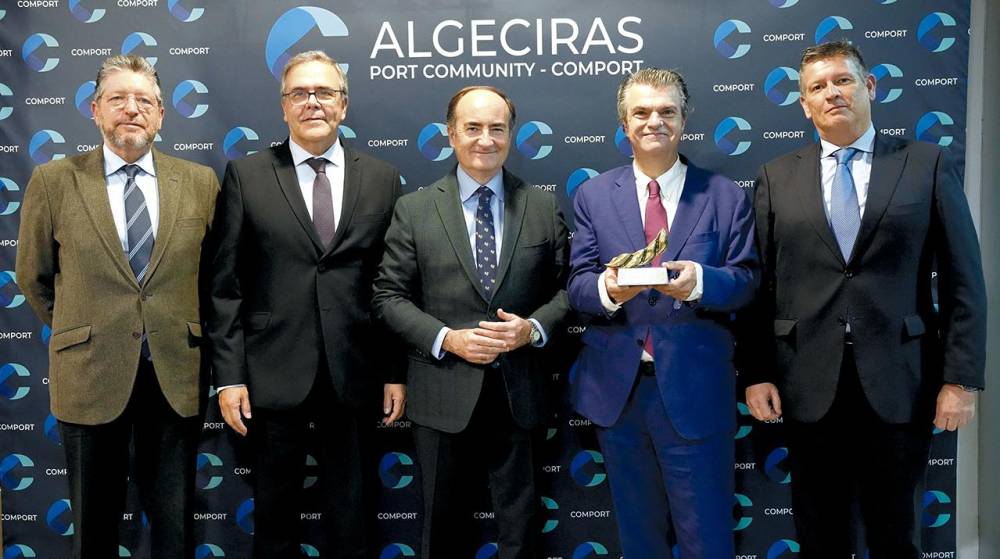 COMPORT reconoce a Jozef Herrijgers su contribución a la promoción del Puerto de Algeciras