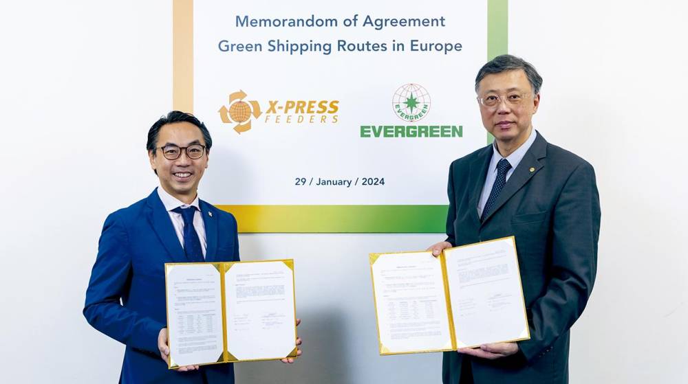 Evergreen y X-Press lanzarán la primera red europea de feeders de metanol verde