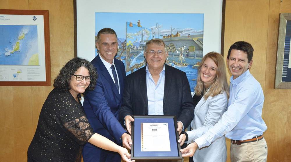 Puertos de Tenerife, primera empresa canaria en recibir el certificado de organización saludable