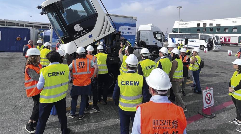 Valencia, primer puerto del mundo en operar con camiones propulsados por hidrógeno