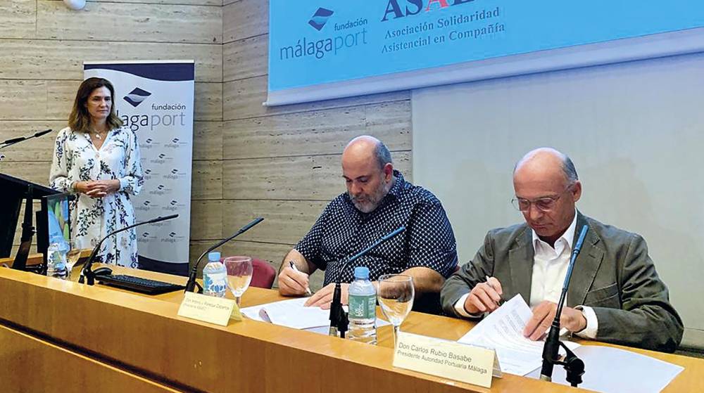 La Fundación Málagaport y ASAEC firman un convenio de colaboración solidario