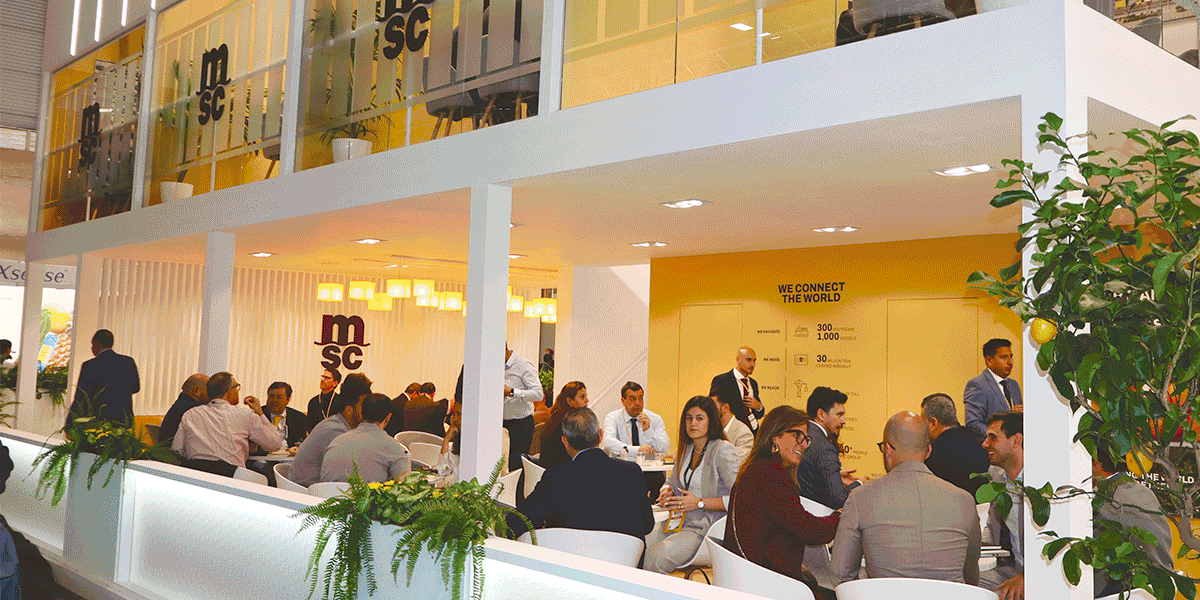 Las grandes navieras despliegan en Fruit Attraction una potencia ferial inédita en España