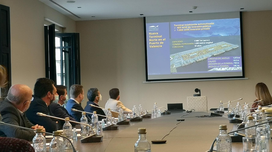 Valenciaport estudia su participación en la Plataforma Logística e Intermodal de Albacete