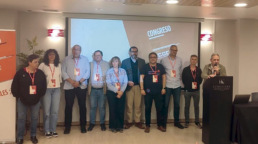 Un momento del 9º Congreso del Sector del Mar de FSC-CCOO, celebrado recientemente en Alicante.