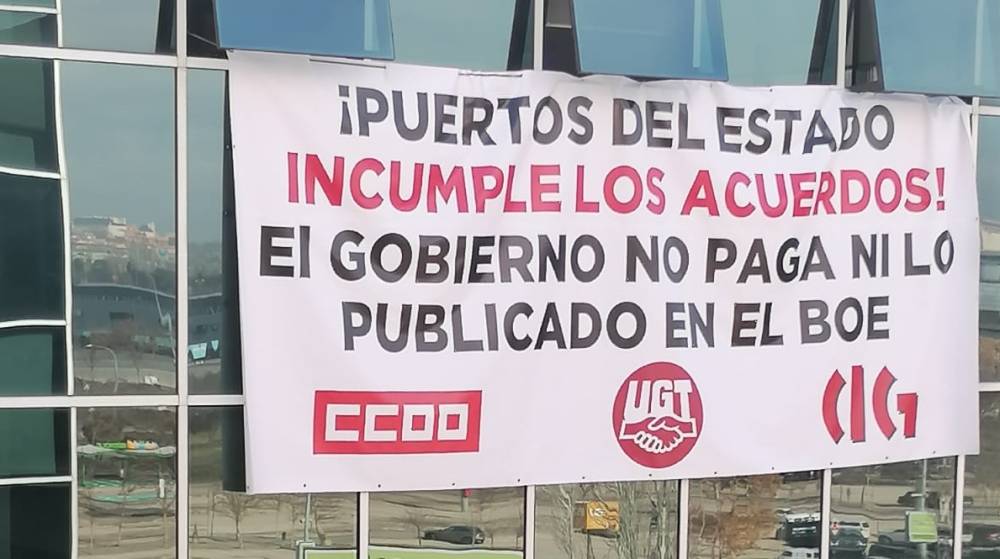 Los sindicatos claman contra la Administraci&oacute;n por el incumplimiento del convenio de Puertos
