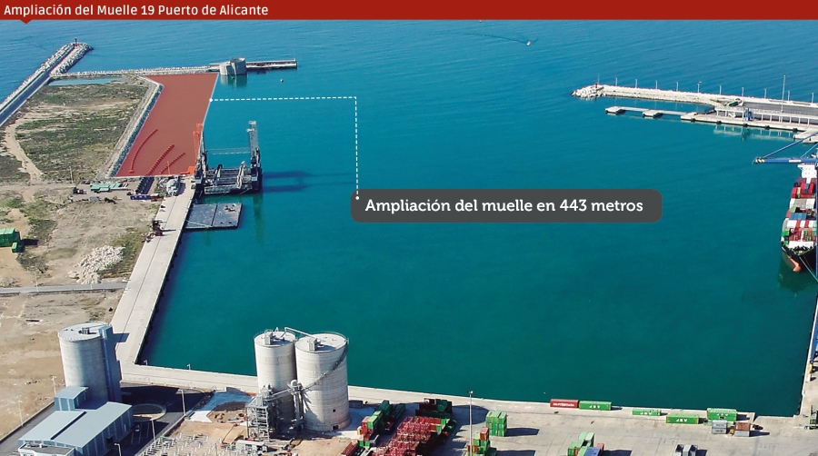 El Puerto de Alicante busca potenciar la actividad de la Dársena Sur del enclave alicantino. Infografía: José Antonio Sánchez.