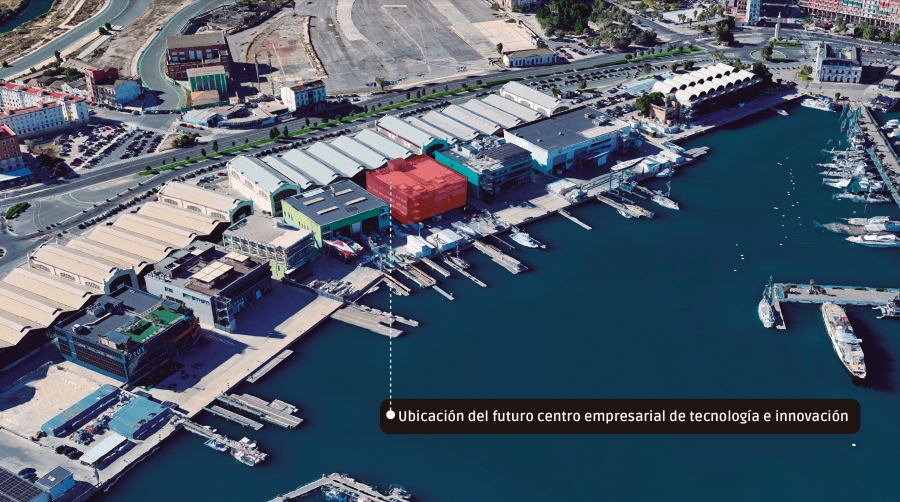 Valenciaport transformará la antigua base del Victory Challenge en un centro empresarial