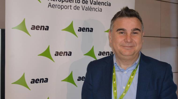 Antonio García Aparicio, director del Aeropuerto de Valencia. Foto: Raúl Tárrega.