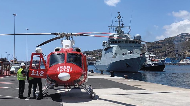 El simulacro consistió en la detección por parte de Endesa de un incidente durante unos trabajos de mantenimiento que provocó heridos y el posterior vertido de combustible al mar.