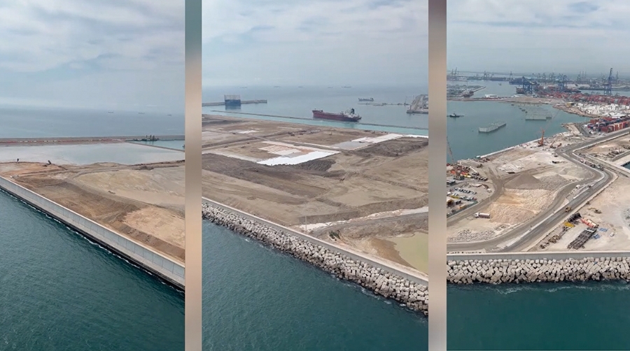 Así avanzan las obras de la Terminal Norte del Puerto de Valencia