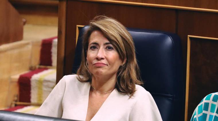 Raquel Sánchez, ya ex ministra de Transportes.