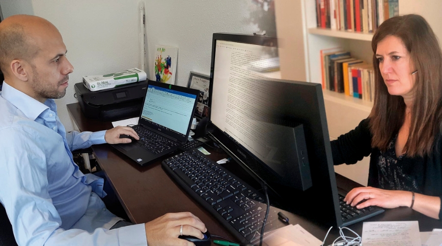 Adri&aacute;n Boix, responsable de Litigaci&oacute;n Tributaria y Aduanas de G&oacute;mez-Acebo &amp; Pombo, y Nuria Nicolau, socia de Cuatrecasas, del grupo de Litigaci&oacute;n Tributaria y Aduanera.