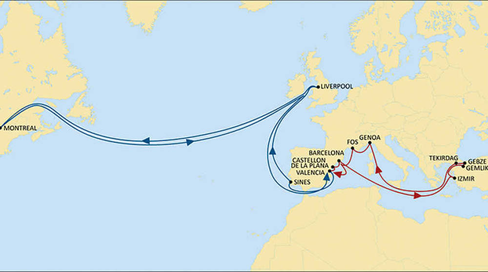 MSC actualiza su servicio entre el Mediterr&aacute;neo, Canad&aacute; y Estados Unidos