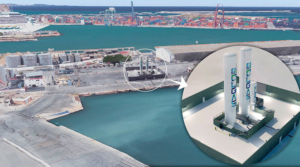 Molgas comienza la instalaci&oacute;n de una gasinera fija de GNL en el puerto de Valencia