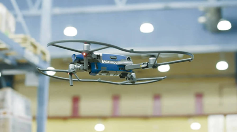 IAG Cargo prueba con &eacute;xito el uso de drones aut&oacute;nomos en sus instalaciones de Madrid