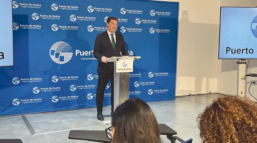 Alberto Santana, presidente de la Autoridad Portuaria de Huelva.