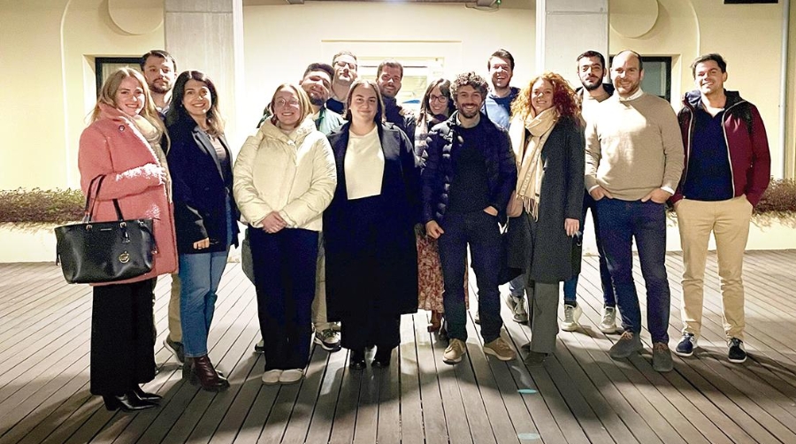 Los miembros de Propeller Junior que participaron en la jornada sobre IA.