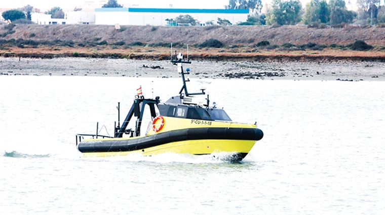 La embarcaci&oacute;n dron ha sido bautizada con el nombre de &ldquo;USV Vendaval&rdquo;.