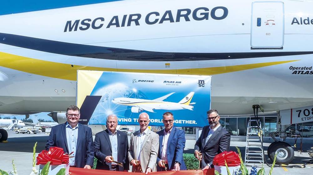 MSC Air Cargo recibe su segundo avión Boeing 777-200 Freighter