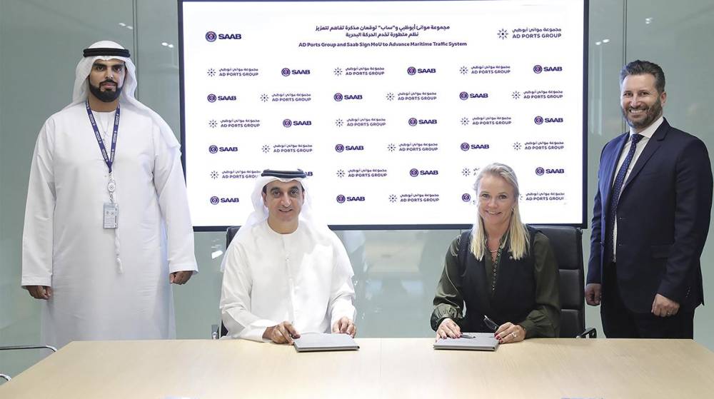 AD Ports se alía con Saab UAE para desarrollar soluciones y sensores de vigilancia marítima