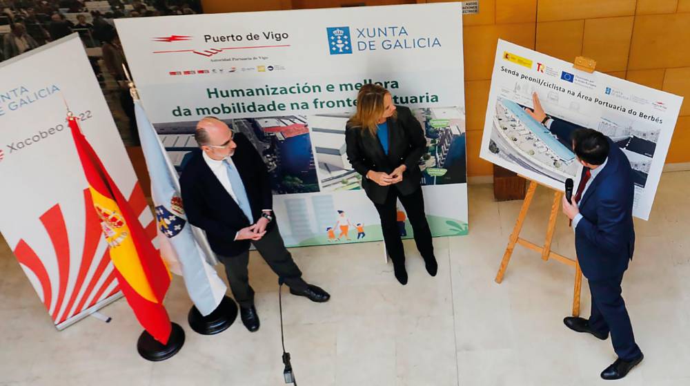 El Puerto de Vigo construirá una senda peatonal y ciclista que mejorará la movilidad
