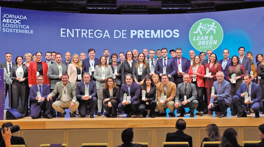 Un total de 36 empresas recibieron ayer los galardones por la reducción de emisiones en el marco del programa Lean &amp; Green de AECOC.