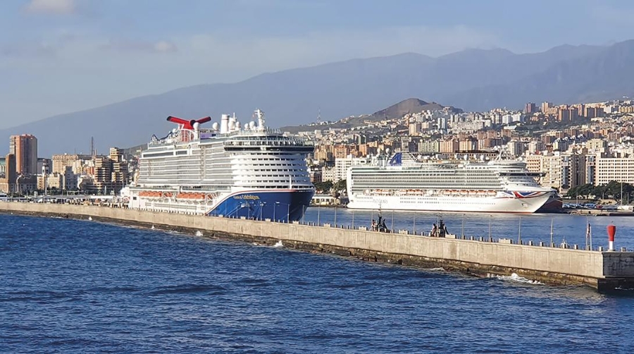 El Puerto de Santa Cruz de Tenerife recibe hoy a más de 8.000 cruceristas
