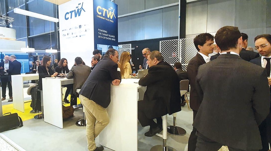 La delegación canaria contó con todo el apoyo de Proexca y sus representantes.