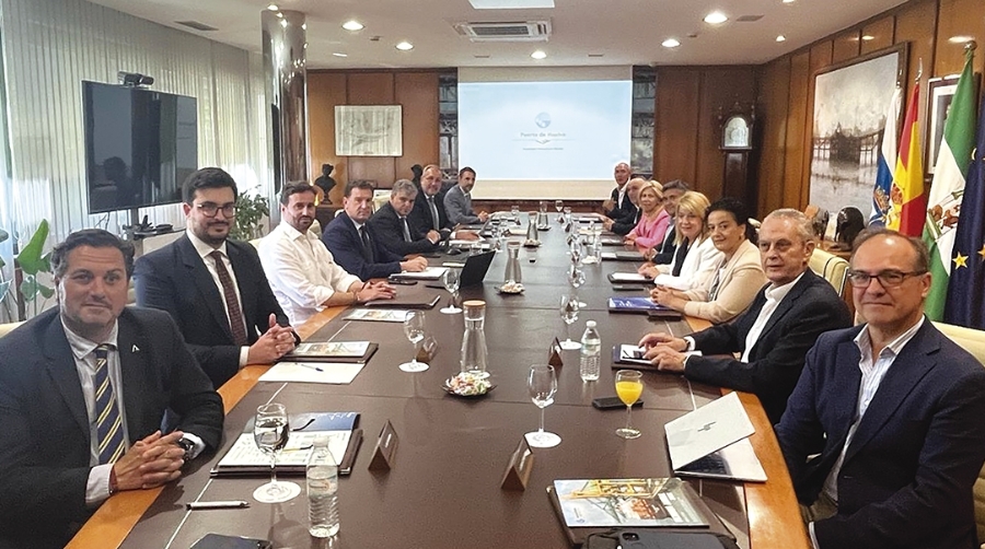 Reunión del Consejo de Administración del Puerto de Huelva.