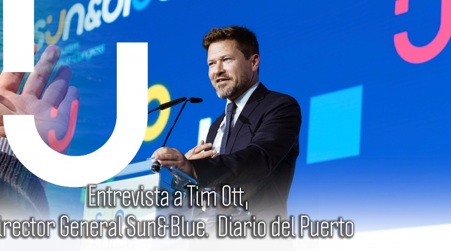 Entrevista a Tim Ott, Director Sun&amp;Blue Congress. Diario del Puerto