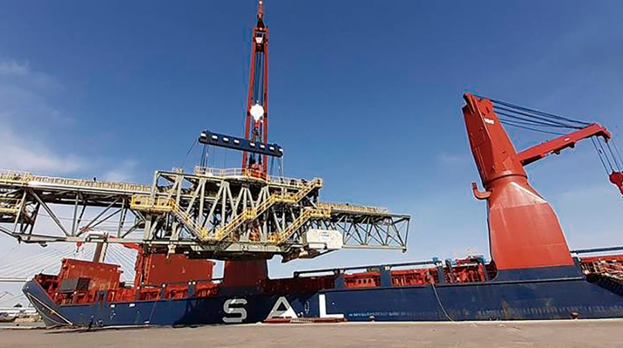 Grupo Noatum lidera la log&iacute;stica de carga de una gran estructura en el puerto de Sevilla