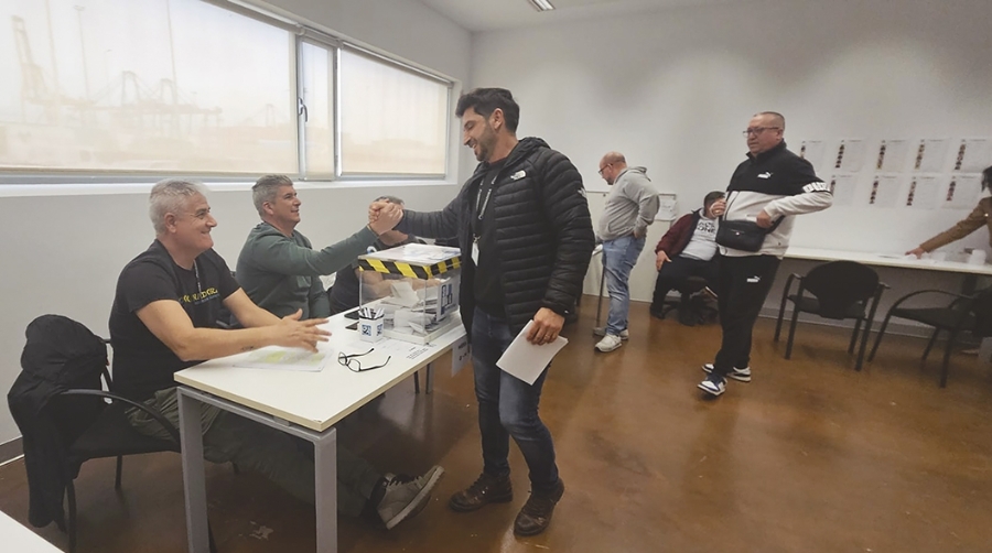 Un momento de las primarias convocadas por Coordinadora-SOMT en el día de ayer.