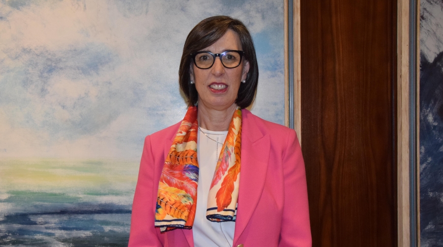 Nieves Roqueñí, presidenta de la Autoridad Portuaria de Gijón. Foto M. C.