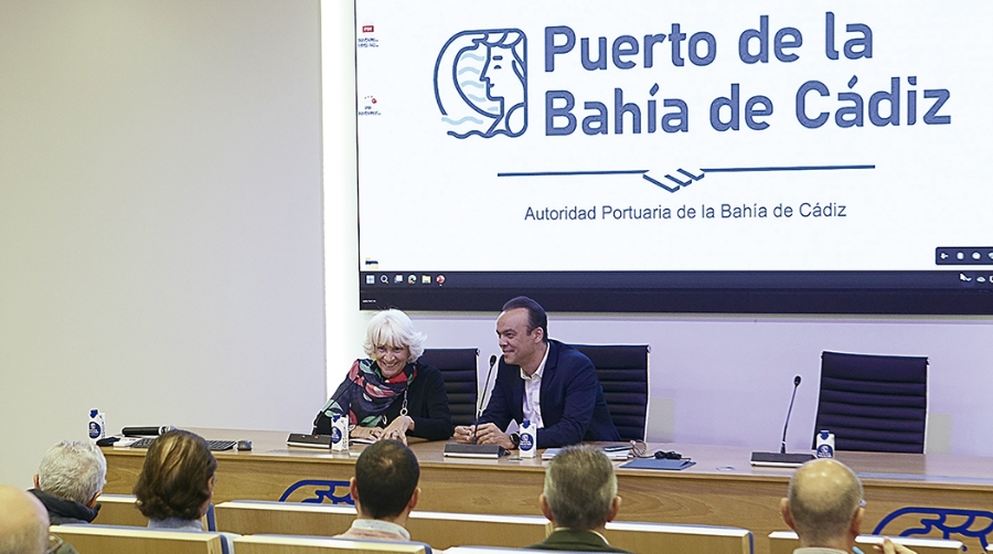 Un momento de la jornada celebrada en la sede de la Autoridad Portuaria de la Bahía de Cádiz.