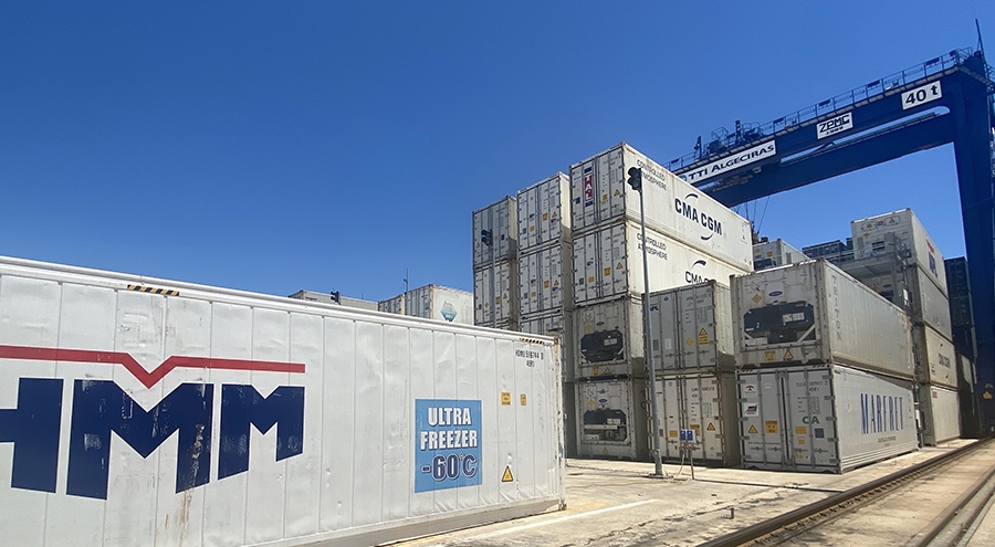 TTI Algeciras instala 120 nuevas tomas reefer en la terminal