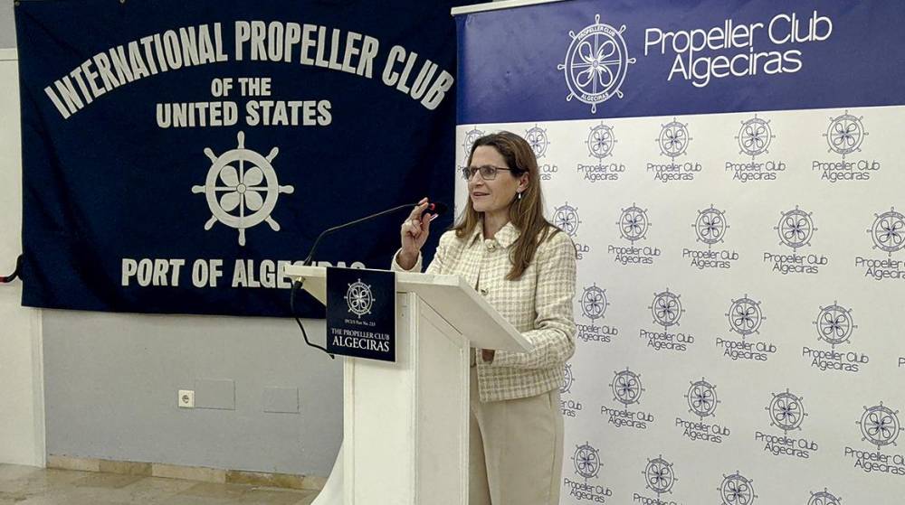 Pilar Jurado avanza las líneas generales del nuevo CAU al Propeller Club de Algeciras
